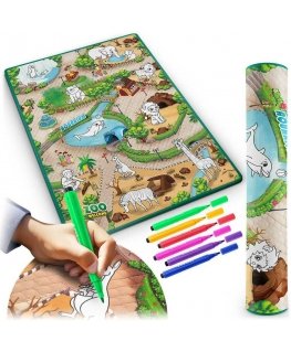 Rolled foam painting mat 120 x 90 x 0.3 cm Ricokids RK-344