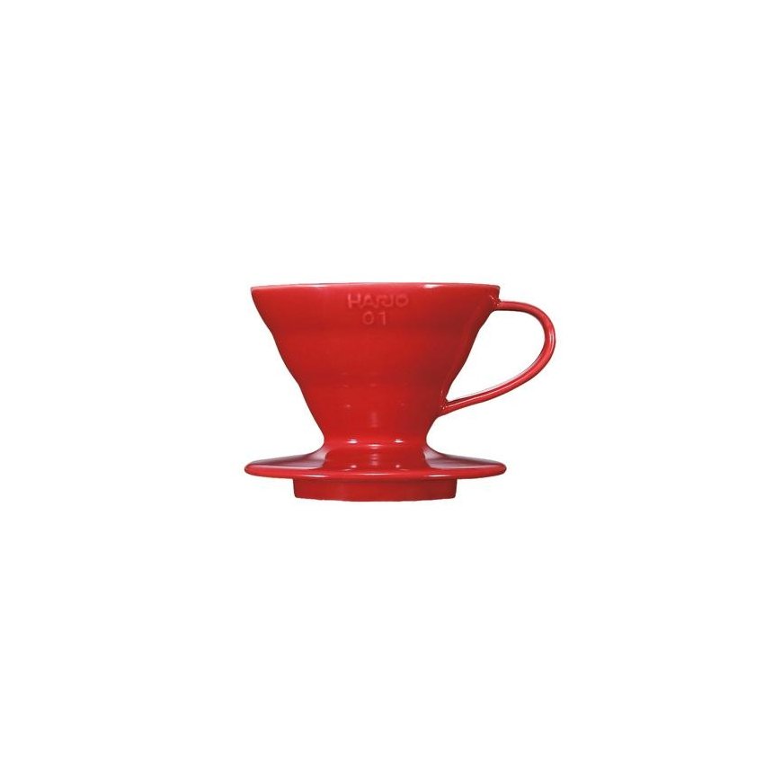 Harry V60-02 ceramic coffee dripper red – 3