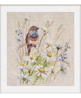 Beldizart Cross stitch kit "Bluethroat" S1-39