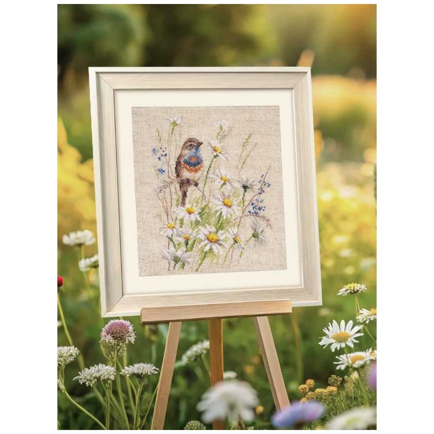 Beldizart Cross stitch kit "Bluethroat" S1-39 – 3