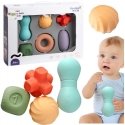 Lean Toys Setti Pehmeitä Sensory Leluja Värillisiä Blocks 6 kpl