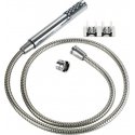 Shower hose and shower head, 150 cm long, stainless steel, WENKO Shower hose and shower head, 150 cm long, stainless steel, WENKO