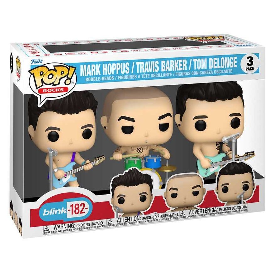 Funko POP -paketti 3 hahmoa Rocks Blink 182 – 3