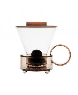Clever Dripper - Glass 500ml Transparent brown