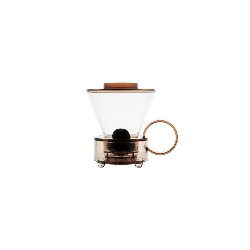 Clever Dripper - Glass 500ml Transparent brown
