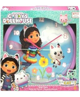 Kids Euroswan Gabby's Dollhouse Wall Clock