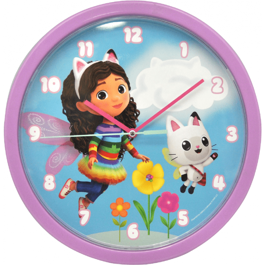 Kids Euroswan Gabby's Dollhouse Wall Clock – 2