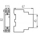 MODULAR CONTACTOR KMC-20-11 20 A 230 V AC IDEAL MODULAR CONTACTOR KMC-20-11 20 A 230 V AC IDEAL