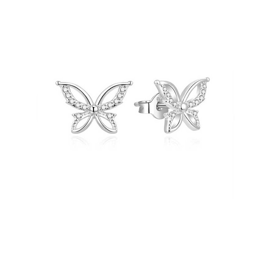 Beneto Charming silver earrings Butterflies AGUP757L