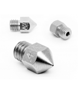 Micro Swiss – MK8 0.40mm coated A2 tool steel, wear-resistant tip (MakerBot, CraftBot, Creality CR10, Tevo Tornado)