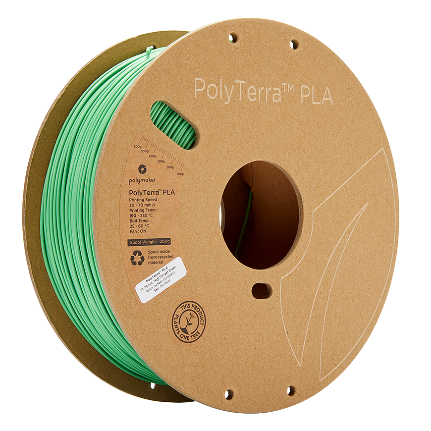 Polymaker PolyTerra PLA - 1kg - 1.75mm - Forrest Žalias