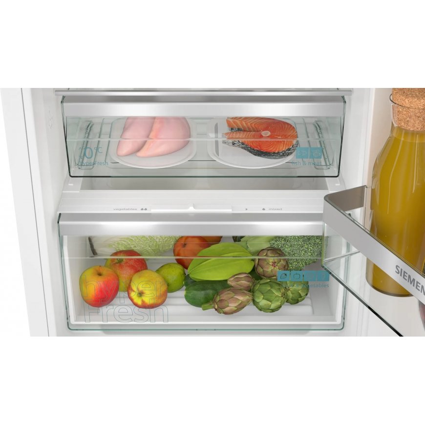 Siemens iQ300 KI96NVFD0 külmik-sügavkülmik Sisseehitatud 290 l D Valge – 5
