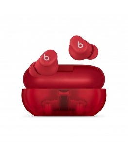 Apple Beats Solo Buds - True Wireless Earbuds - Transparent Red
