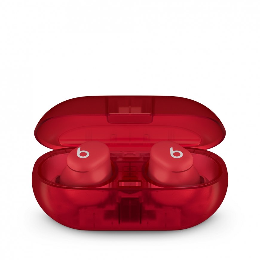 Apple Beats Solo Buds - True Wireless Earbuds - Transparent Red – 5