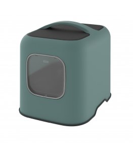 Rotho BIALA Cat Hooded litter box Green