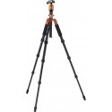 Rollei Compact Traveler No. 1 kolmjalg Digitaalne/filmikaamera 3 jalg(ad) Must, Oranž Rollei Compact Traveler No. 1 kolmjalg Digitaalne/filmikaamera 3 jalg(ad) Must, Oranž