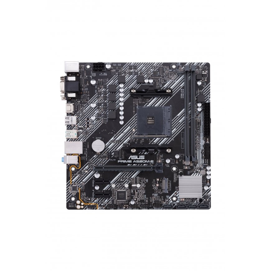 ASUS PRIME A520M-E/CSM AMD A520 AM4 lizdas „micro ATX“