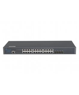 Extralink EX.19720 tinklo komutatorius Valdomas L3 Gigabit Ethernet (10/100/1000) 1U Juoda