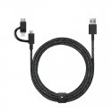 Native Union BELT-ULC-CS-BLK-NP USB кабель 2 m USB A USB C/Micro USB A/Lightning Черный