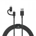 Native Union BELT-ULC-CS-BLK-NP USB-kaapeli 2 m USB A USB C/Micro USB A/Lightning musta Native Union BELT-ULC-CS-BLK-NP USB-kaapeli 2 m USB A USB C/Micro USB A/Lightning musta