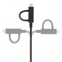 Native Union BELT-ULC-CS-BLK-NP USB kabelis 2 m USB A USB C/Micro USB A/Lightning Melns Native Union BELT-ULC-CS-BLK-NP USB kabelis 2 m USB A USB C/Micro USB A/Lightning Melns