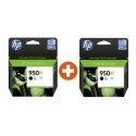 HP CN045AE / 950XL Original Black Ink Cartridge (Pack of 2) HP CN045AE / 950XL Original Black Ink Cartridge (Pack of 2)