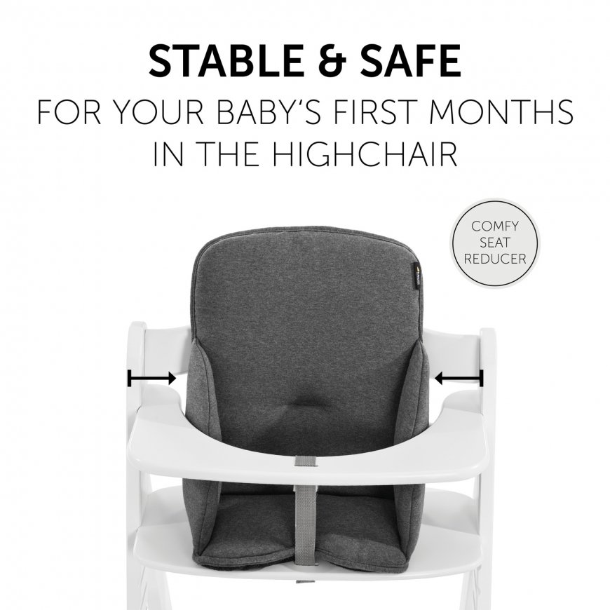 Hauck Alpha Cosy Select Augstā krēsla spilvens Pelēks – 2