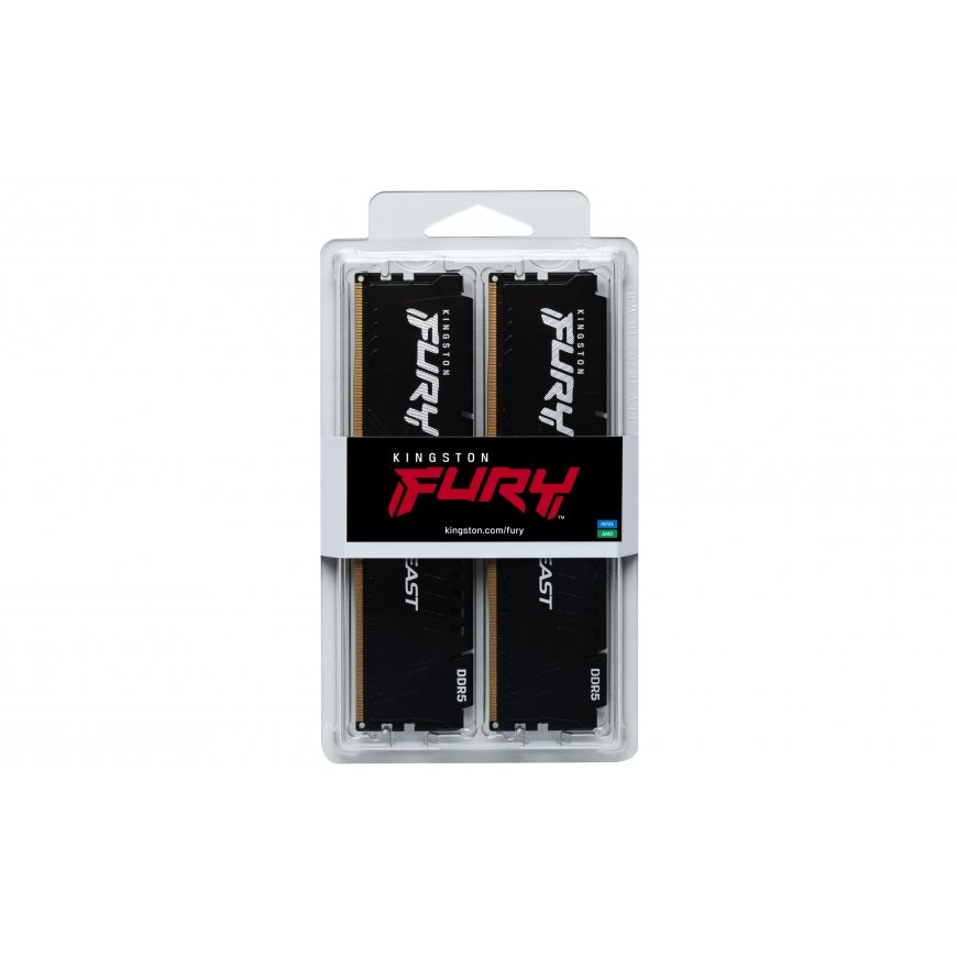 Kingston Technology FURY Beast atmiņas modulis 128 GB 4 x 32 GB DDR5 2600 MHz – 5