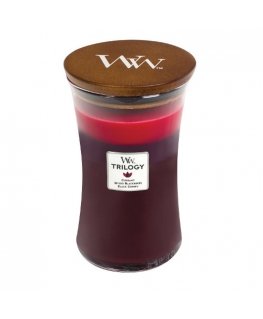 WoodWick Sun Ripened Berries восковая свеча Круглый Красная смородина, Ежевика, Spice Красный 1 шт