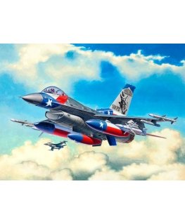 Revell Lockheed Martin F-16C Fighting Falcon Fiksētu spārnu gaisa kuģis Montāžas komplekts 1:144