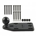 RAM Mounts Offset Reservoir Cover Ball Base RAM Mounts Offset Reservoir Cover Ball Base
