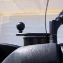 RAM Mounts Offset Reservoir Cover Ball Base RAM Mounts Offset Reservoir Cover Ball Base