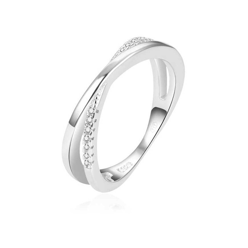 Beneto Charming kaksoissormus hopeaa AGG225