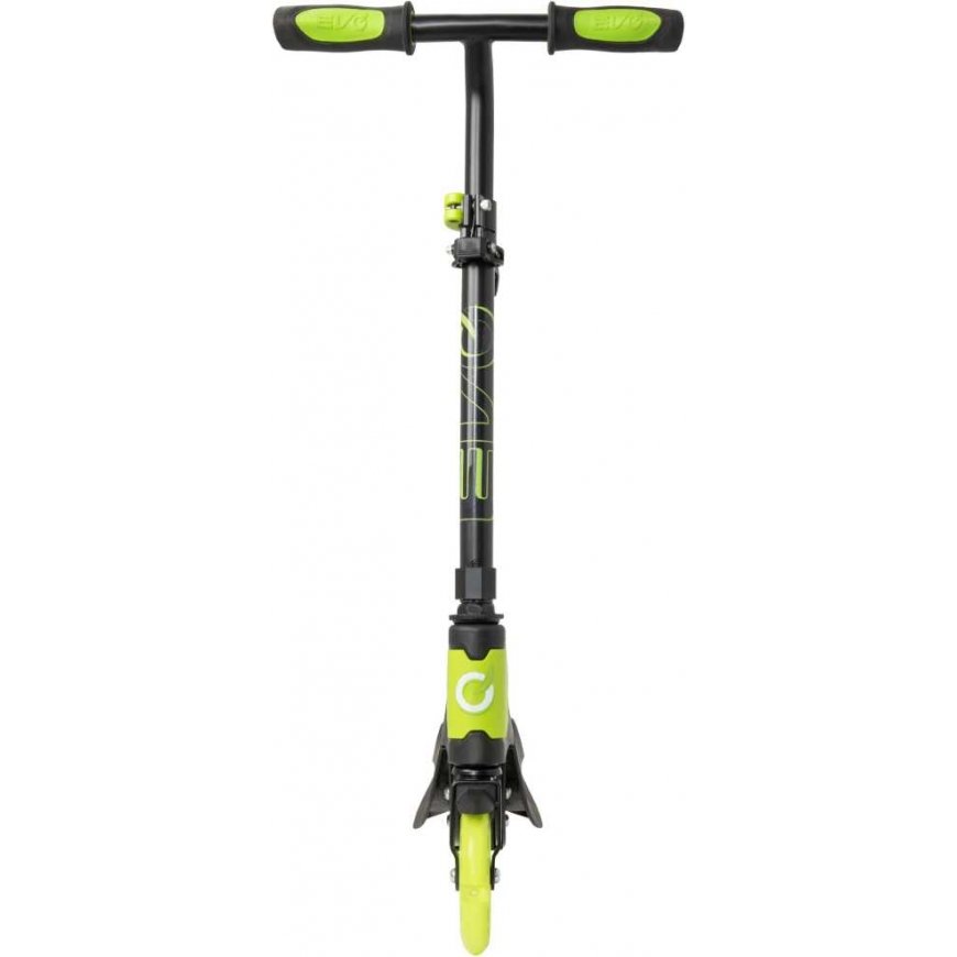 Evo Foldable Adjustable Scooter for Children Light Speed Black-Light Green Luminous Wheels – 4