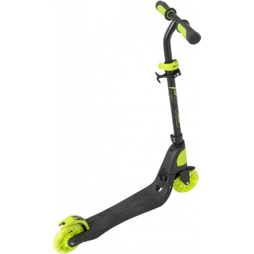 Evo Foldable Adjustable Scooter for Children Light Speed Black-Light Green Luminous Wheels – 5