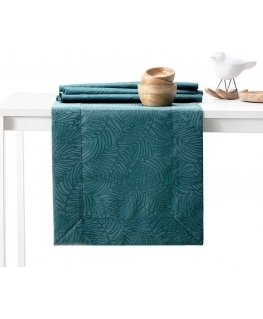 AmeliaHome Tablecloth AH GAIA BRD MARINE 30X100