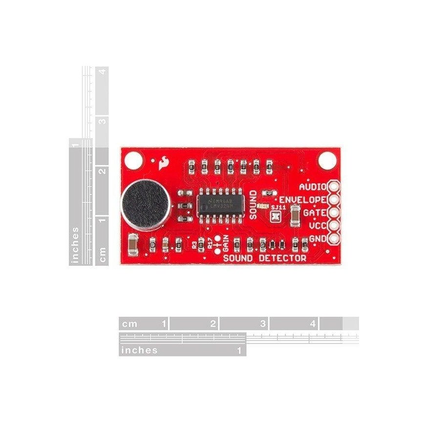 Sound detector, microphone, SparkFun SEN-12642 – 4