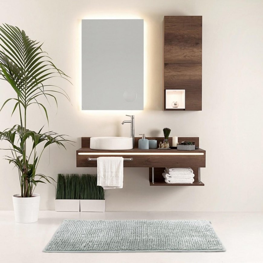 Bath mat AmeliaHome Bati 70x120 cm, color: gray – 5