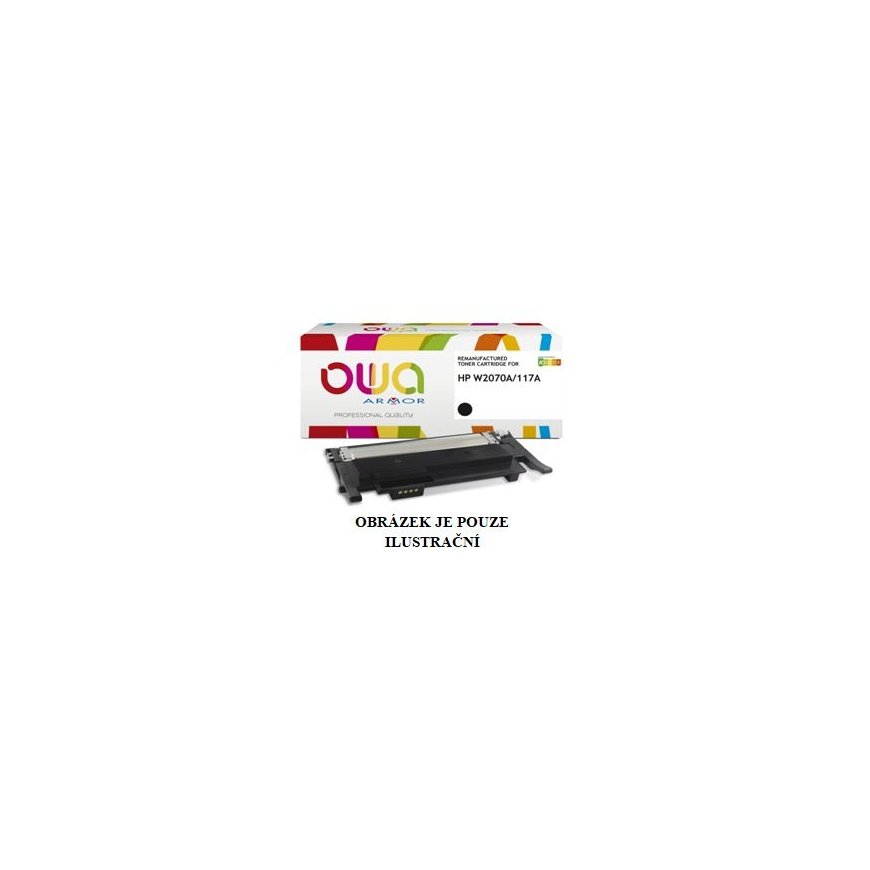 Xerox vaihtoehtoinen väriaine HP W2070A HP Color Laser 150a,150nw,178nw,179fnw – W2070A/117A (1 000 sivua) musta