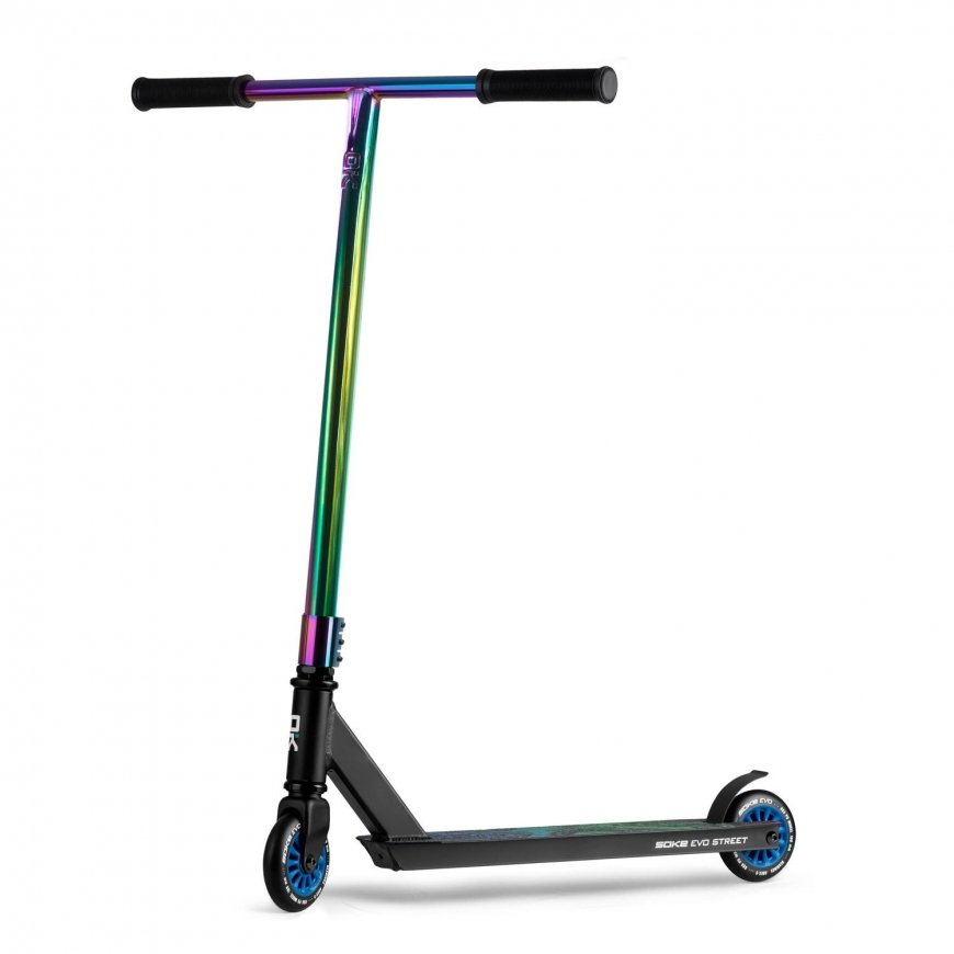 SOKE EVO Street Black Rainbow Stunt Scooter – 3