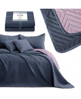 AmeliaHome Blanket graphite solid material type - textile microfiber 260x280