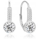 Beneto Glittering silver earrings with zircons AGUC2424L Beneto Glittering silver earrings with zircons AGUC2424L