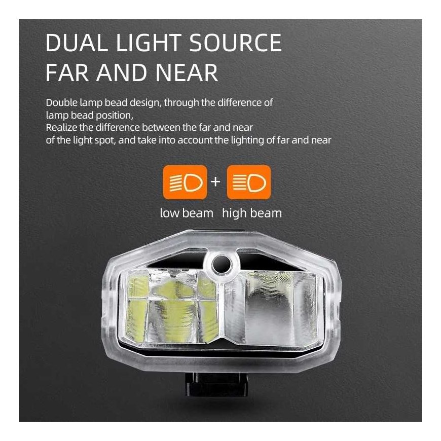 Superfire Bicycle Flashlight BL22, 450lm, 3W, USB rechargeable, 1800mAh, IP54 – 3