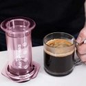AeroPress – a transparent pink coffee maker AeroPress – a transparent pink coffee maker