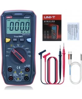 Digital multimeter DC/AC1000V DC/AC 10A 100MΩ 10mF 10MHz -40-1000C Bluetooth, UNI-T
