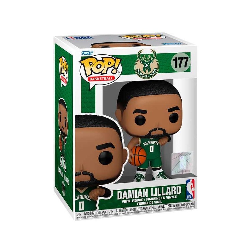 Funko POP figure NBA Milwukee Buck Damian Lillard