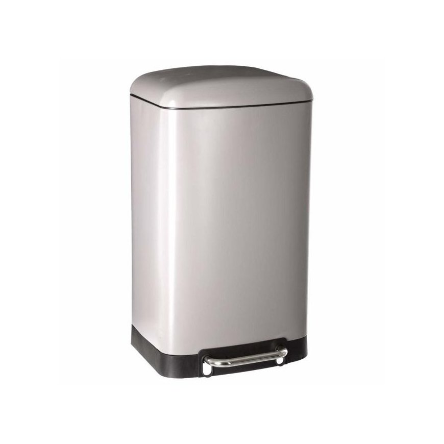 5five Simply Smart Waste bin, metal, taupe, 30 l