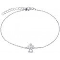 Silvego Fine silver angel bracelet with clear zircons MW2233B Silvego Fine silver angel bracelet with clear zircons MW2233B