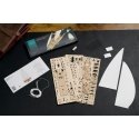 Ugearsmodels Beautiful Ocean Yacht with White Sails - Mechanical Assembly Model - Plywood - 95 Elements - Ugears Ugearsmodels Beautiful Ocean Yacht with White Sails - Mechanical Assembly Model - Plywood - 95 Elements - Ugears