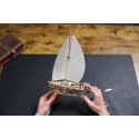 Ugearsmodels Beautiful Ocean Yacht with White Sails - Mechanical Assembly Model - Plywood - 95 Elements - Ugears Ugearsmodels Beautiful Ocean Yacht with White Sails - Mechanical Assembly Model - Plywood - 95 Elements - Ugears
